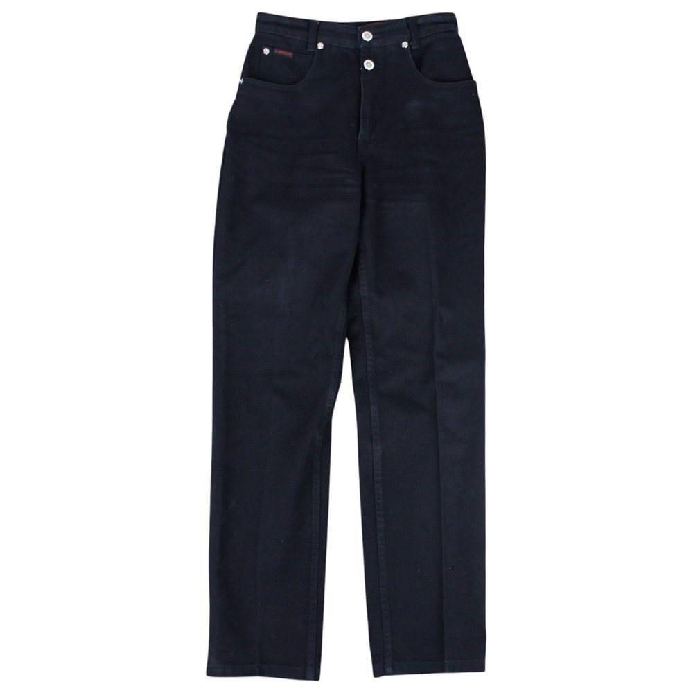 Vintage Lawman Western Black High Rise Denim Jeans USA Cowboy Pants 5